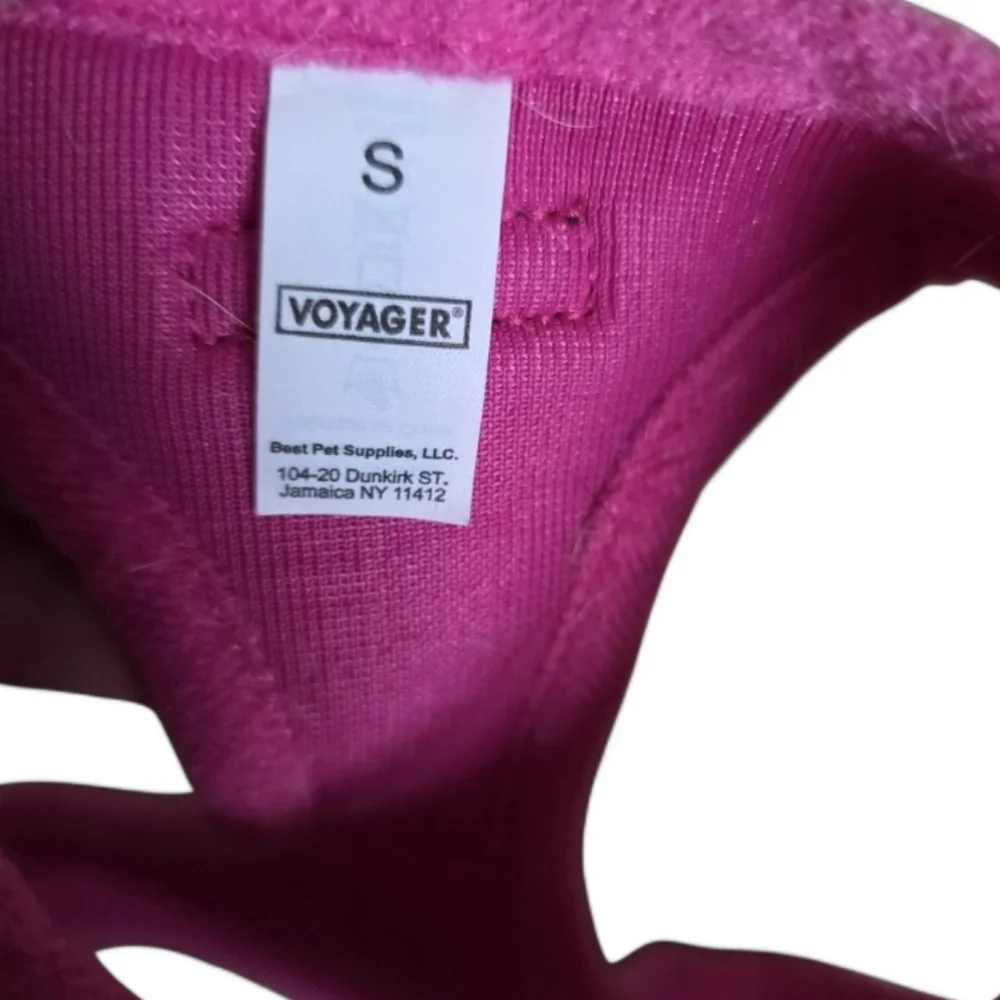 🐾 Voyager Pink Mesh Dog Harness Sz S